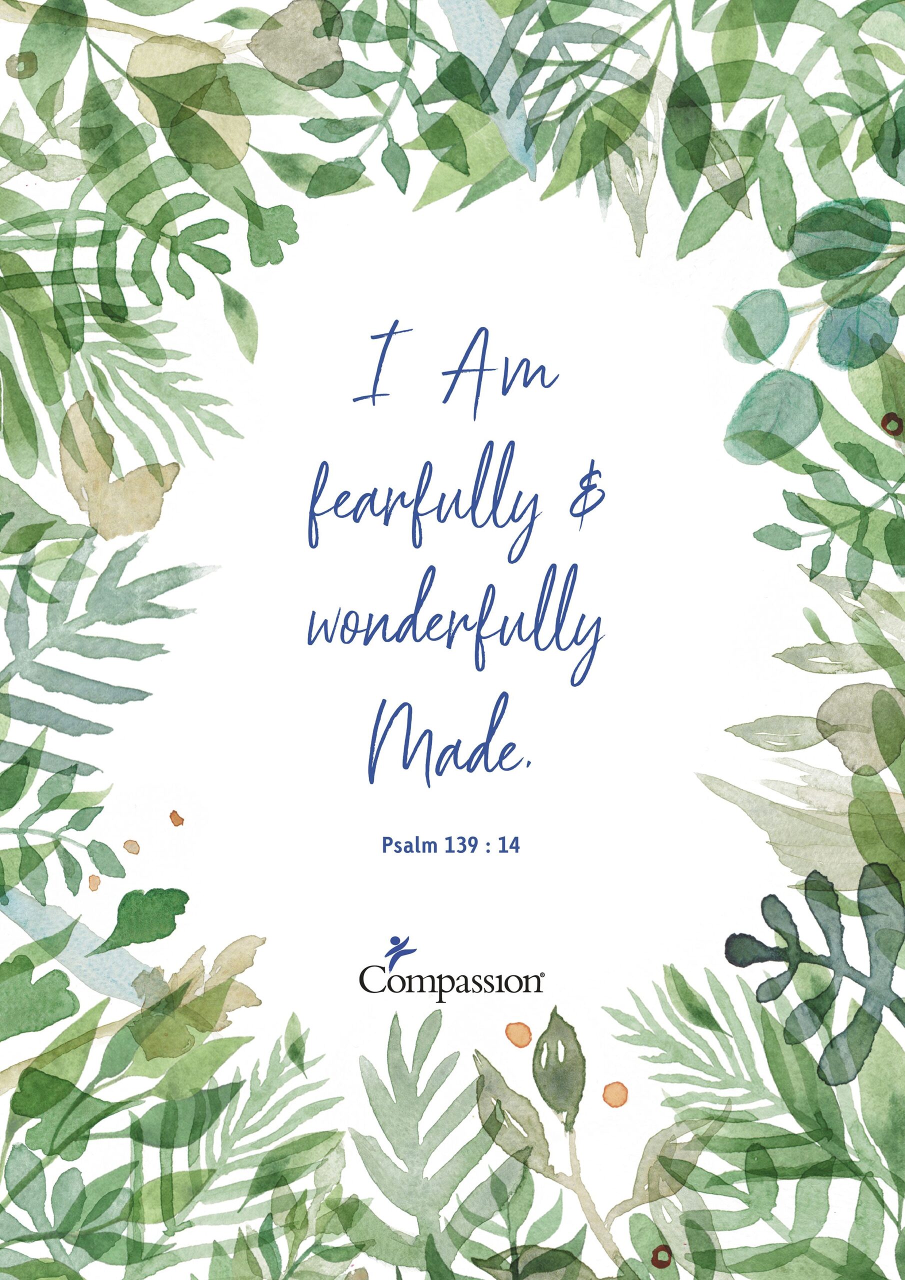 Free Printable Positive Affirmations For Children Compassion UK
