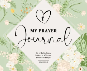 Free Printable Prayer Journal Book Cover Templates Canva