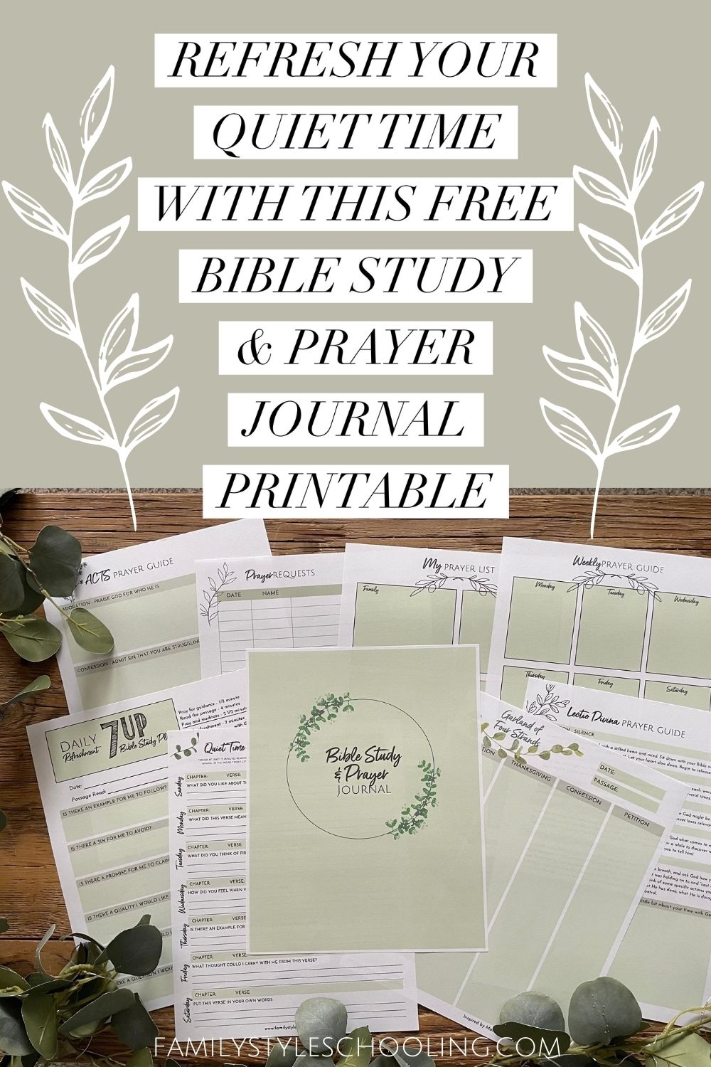 Free Quiet Time And Prayer Journal Printable