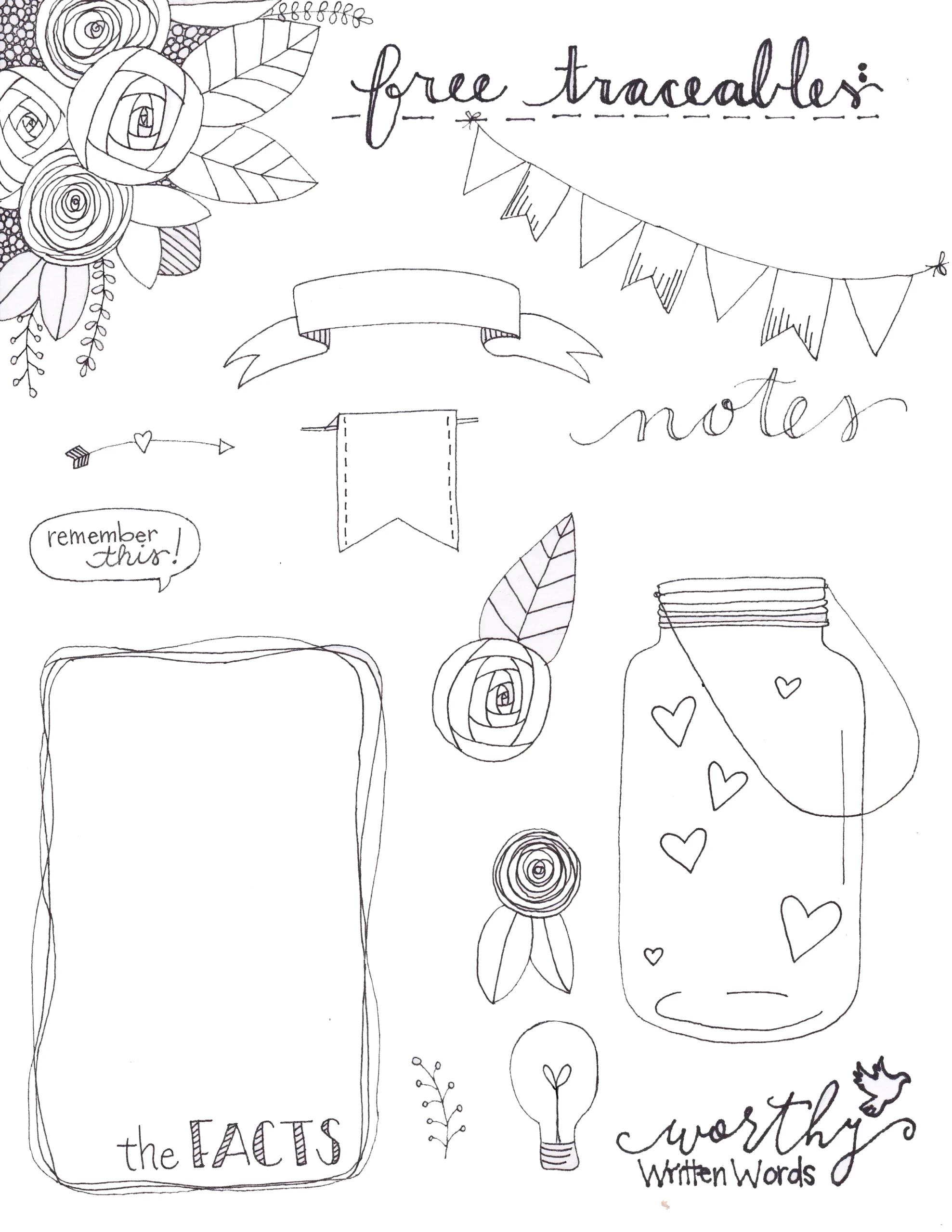 Printable Bible Doodles