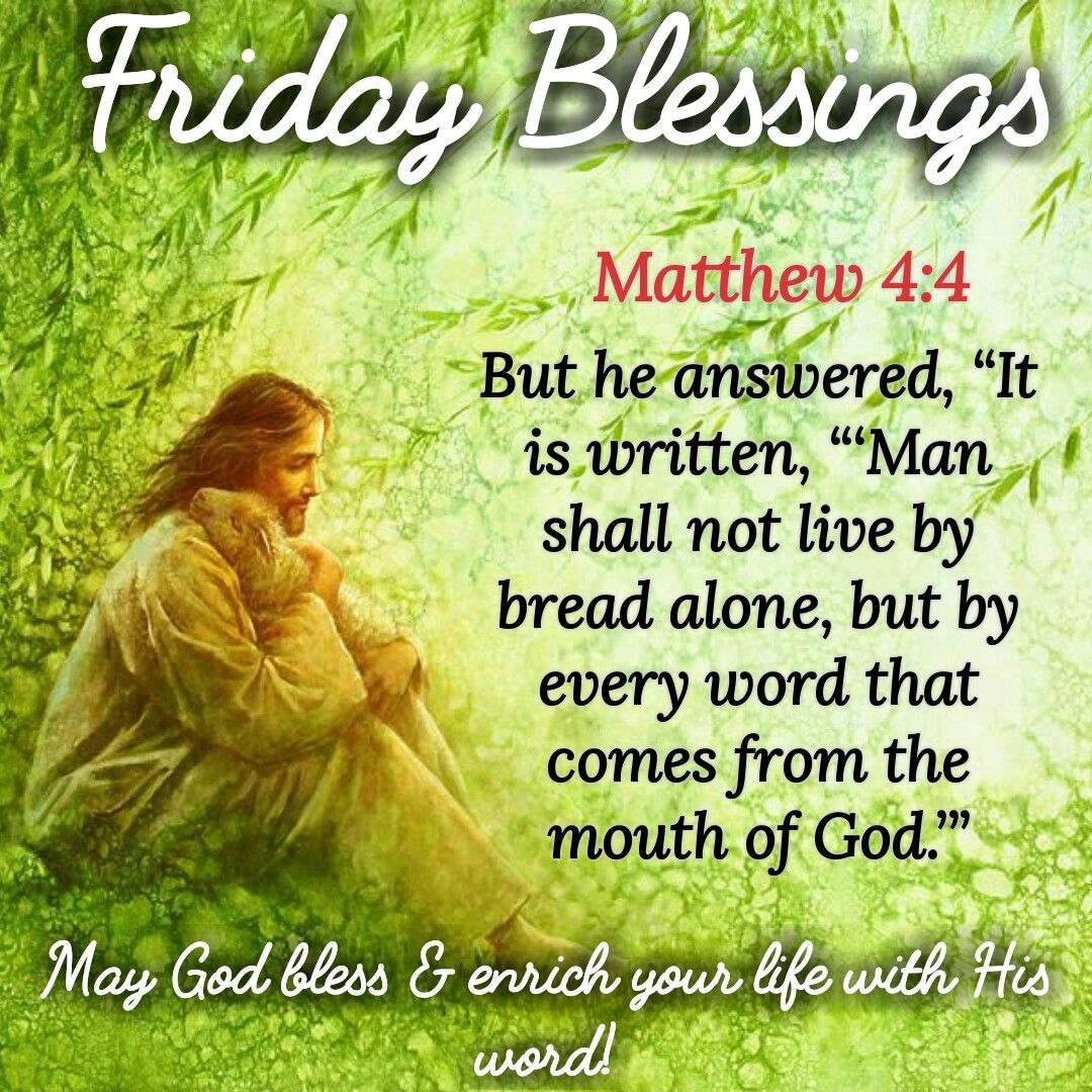 Friday Blessings For Of God Country 