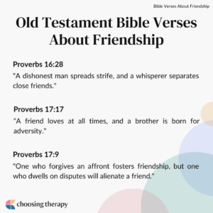 Friendship Bible Verses