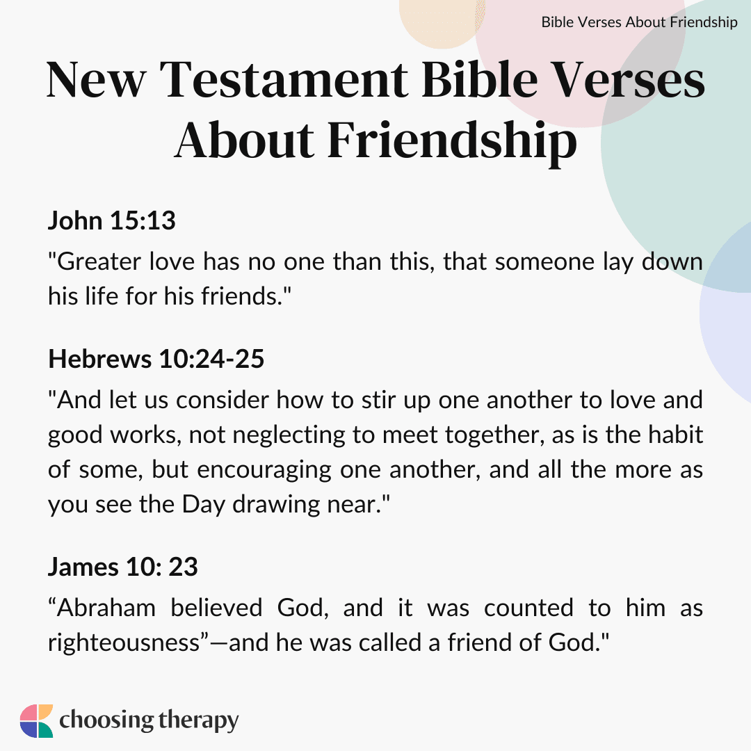 Friendship Bible Verses