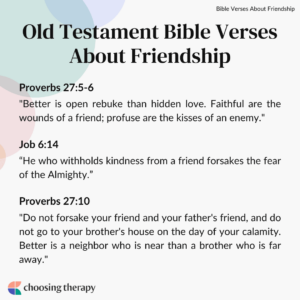 Friendship Bible Verses