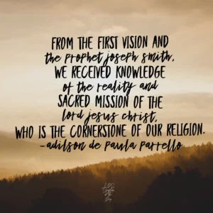 From The First Vision And The Prophet Joseph Smith Latter day Saint Scripture Of The Day