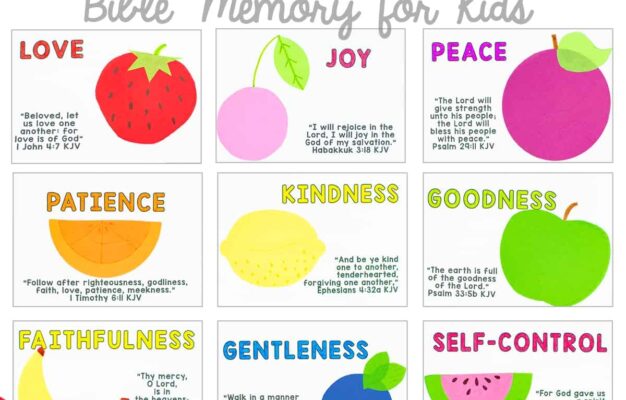 Fruit Of The Spirit Archives Bible Story Printables