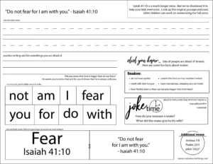 Fun Bible Verse Worksheets For Kids Six Notes Clothing Christian Clothing And Accessories