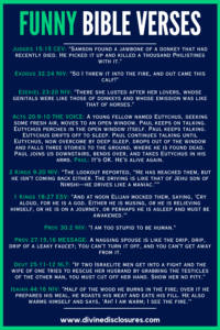 Funny Bible Verses To Brighten Your Day In January 2026