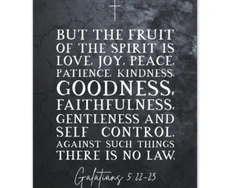 Galatians 5 22 23 The Fruit Of The Spirit Is Love Joy Peace Christian Bible Verse Quote Scripture Typography Extra Large XL Wall Art Poster Print Walmart