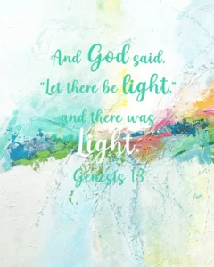 Genesis 1 3 And God Said let There Be Light And There Was Light Digital Download Christian Art Scripture Art Hope Art Trust Art Etsy Australia