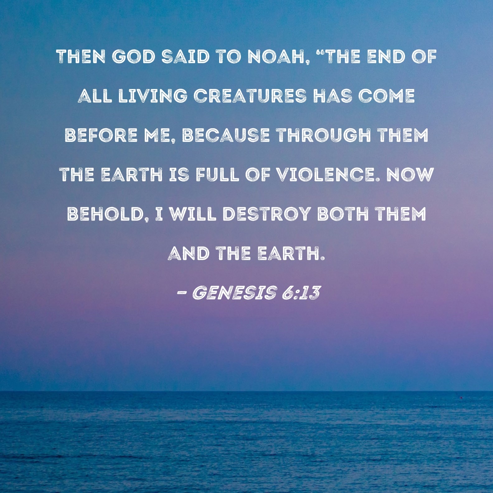 Flood Quotes Bible