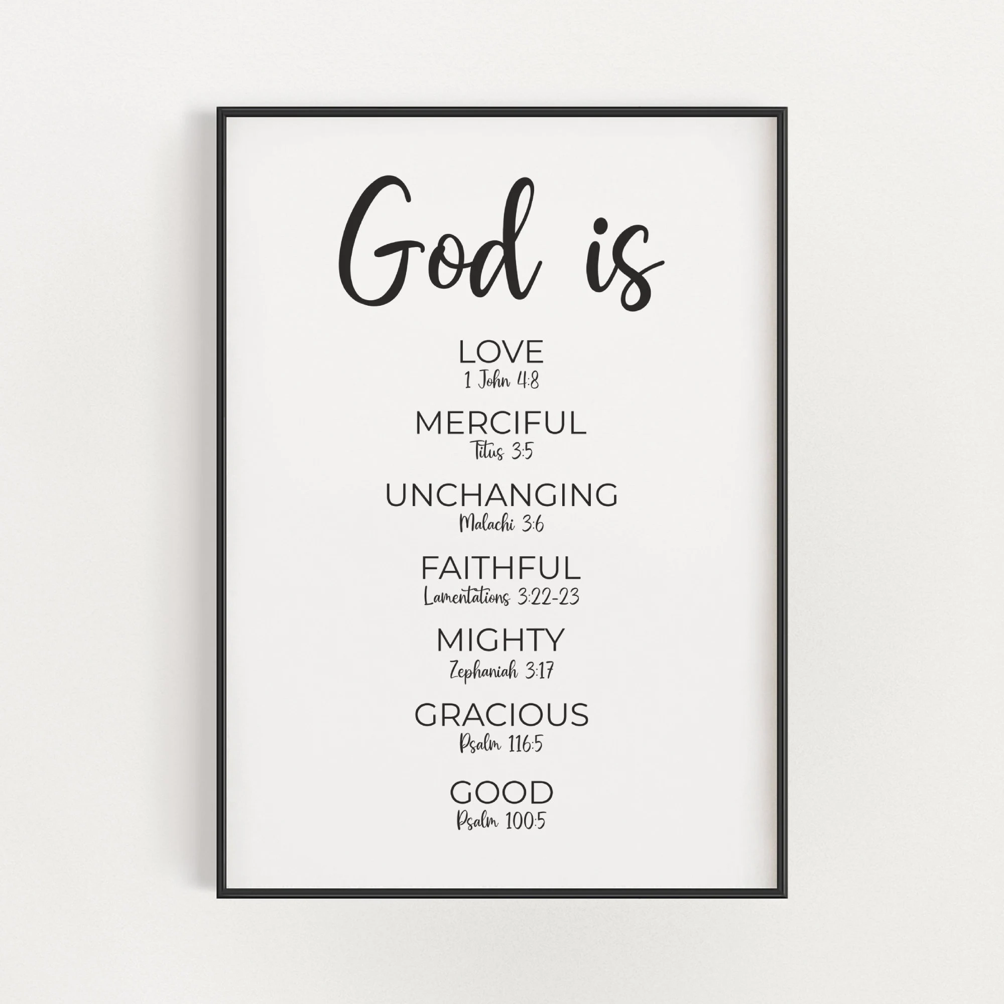 3 Word Bible Quotes
