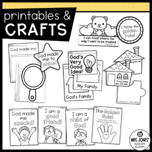 God Made Me Bible Unit For Preschool Kindergarten MJCS