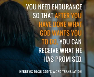 GOD S WORD Translation God s Promises Enable Your Endurance God s Word Mission Society