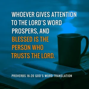 GOD S WORD Translation Six Bible Passages About Prosperity God s Word Mission Society