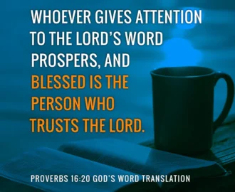 GOD S WORD Translation Six Bible Passages About Prosperity God s Word Mission Society