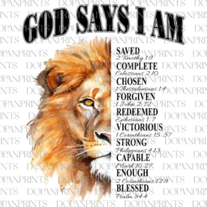 God Says I Am Png Christian Dad Png Religious For Man Png Best Dad PNG Father s Day Png Bible Verses Digital Elegant Christian Quote Etsy Israel