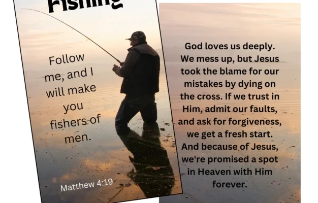 Gone Fishing Bible Verse Prayer Cards 50 Pack Faith And Inspiratio Christian Book And Toys