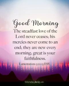 Good Morning Bible Verses Blessings That Brighten The Spirit