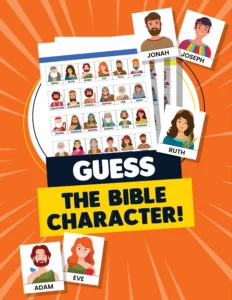 Guess The Bible Character Game Children s Ministry Deals