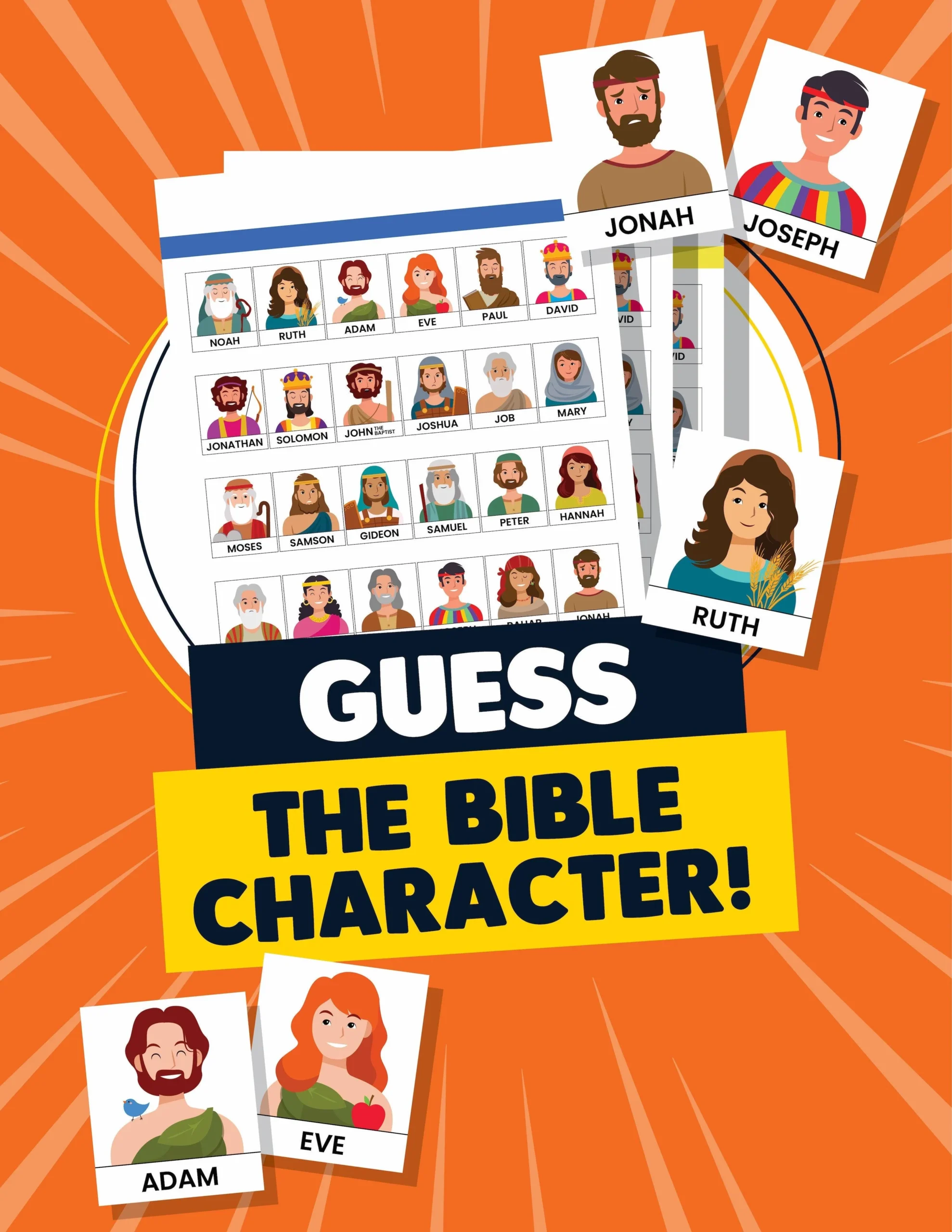 Guess The Bible Character Game Children s Ministry Deals