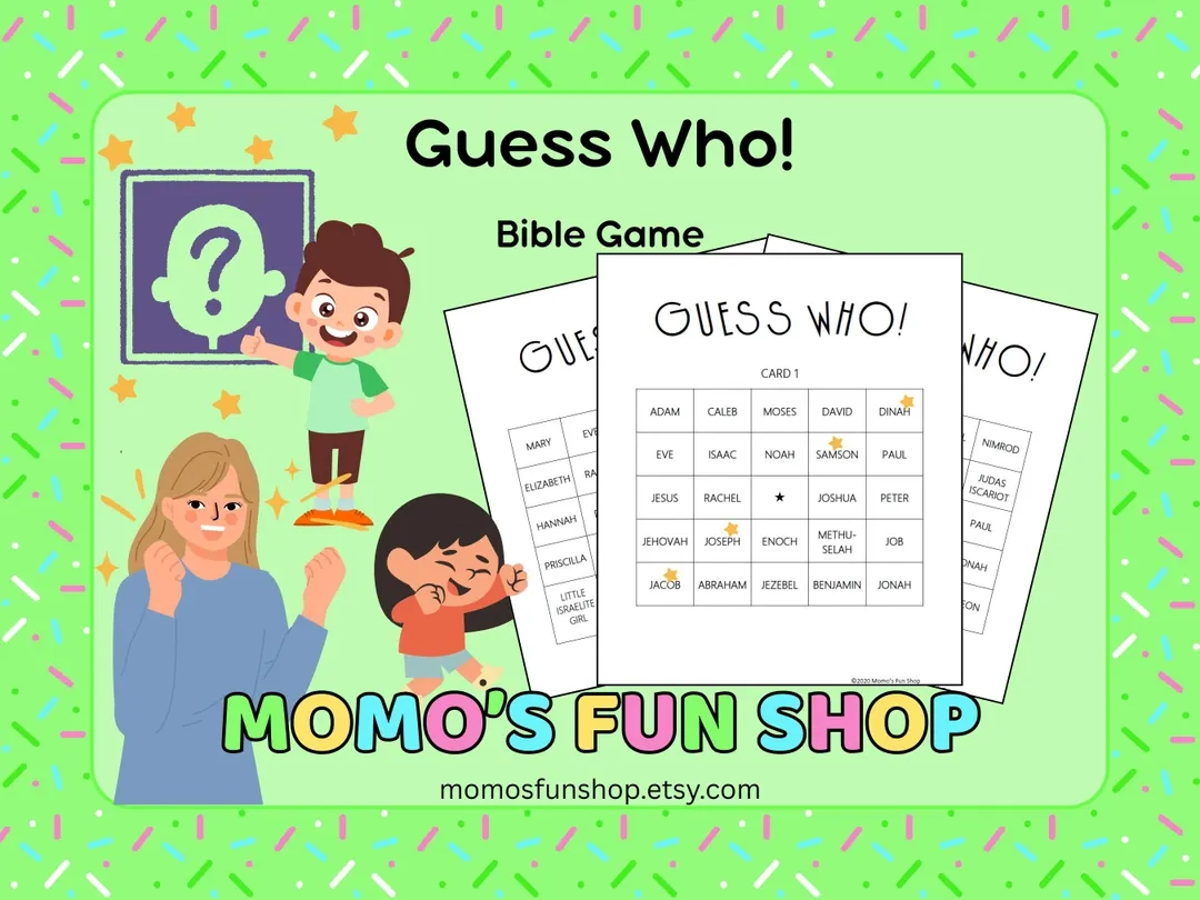 Guess Who Bible Game JW Family Worship Night Instant Download Printable Zoom Party Game For Kids Etsy Israel