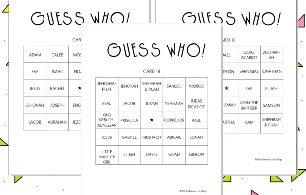 Guess Who Bible Game JW Family Worship Night Instant Download Printable Zoom Party Game For Kids Etsy Israel