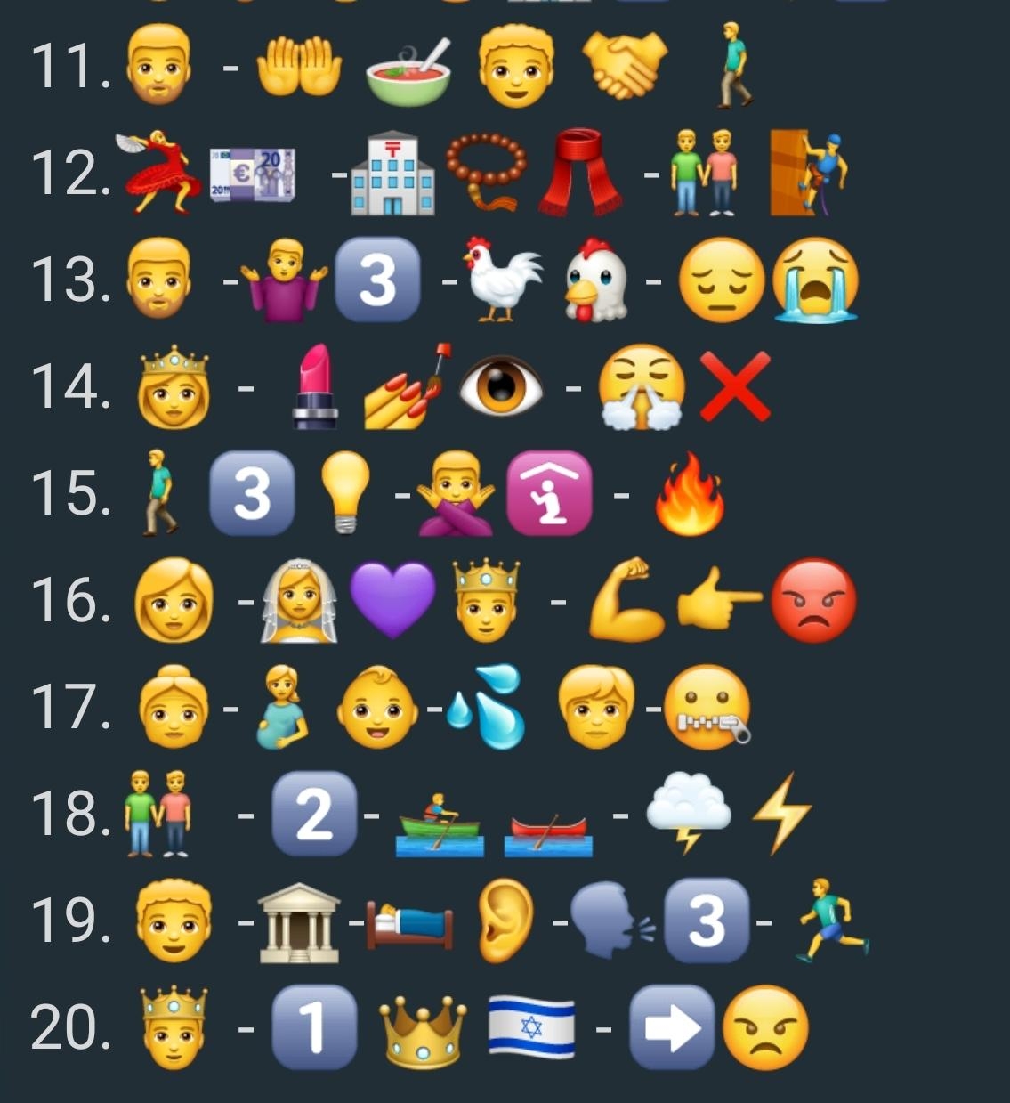 Printable Emoji Bible Quiz