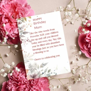 Happy Birthday Mom Proverbs 31 28 Card Printable Spiritual Birthday Greeting Christian Mom Birthday Gift Idea Religious Mom Gift For Her Etsy Hong Kong