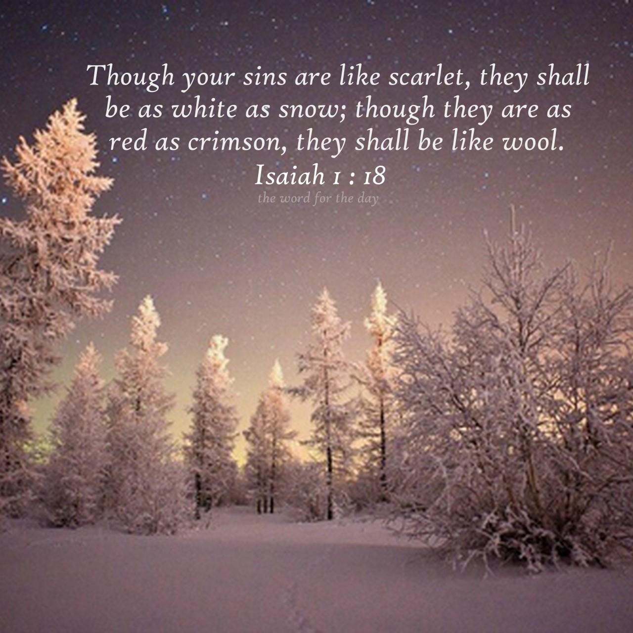Bible Quotes About Snow