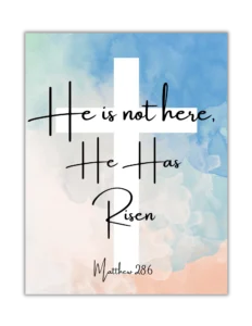 He Is Not Here He Has Risen PitPatDot