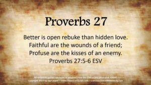 Hidden And Fake Love In Proverbs 27 5 6 Video Dailymotion