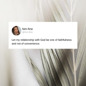 Him First