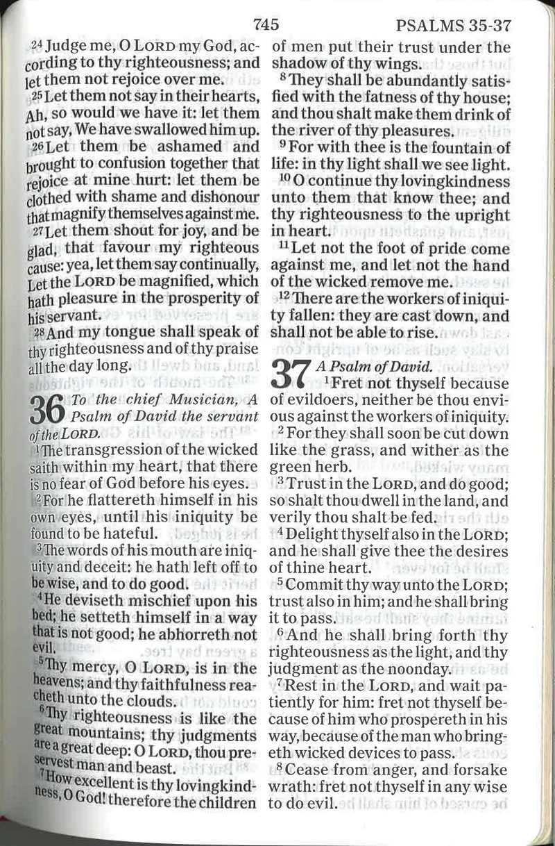 HOLY BIBLE KJV LARGE PRINT