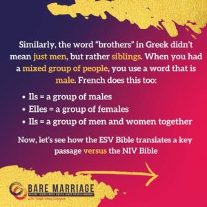 How The ESV Is A Sexist Translation Any Thoughts R eformed