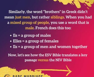 How The ESV Is A Sexist Translation Any Thoughts R eformed