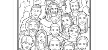 I Belong To The Church Of Jesus Christ Coloring Page Printable Doctrine And Covenants Coloring Page