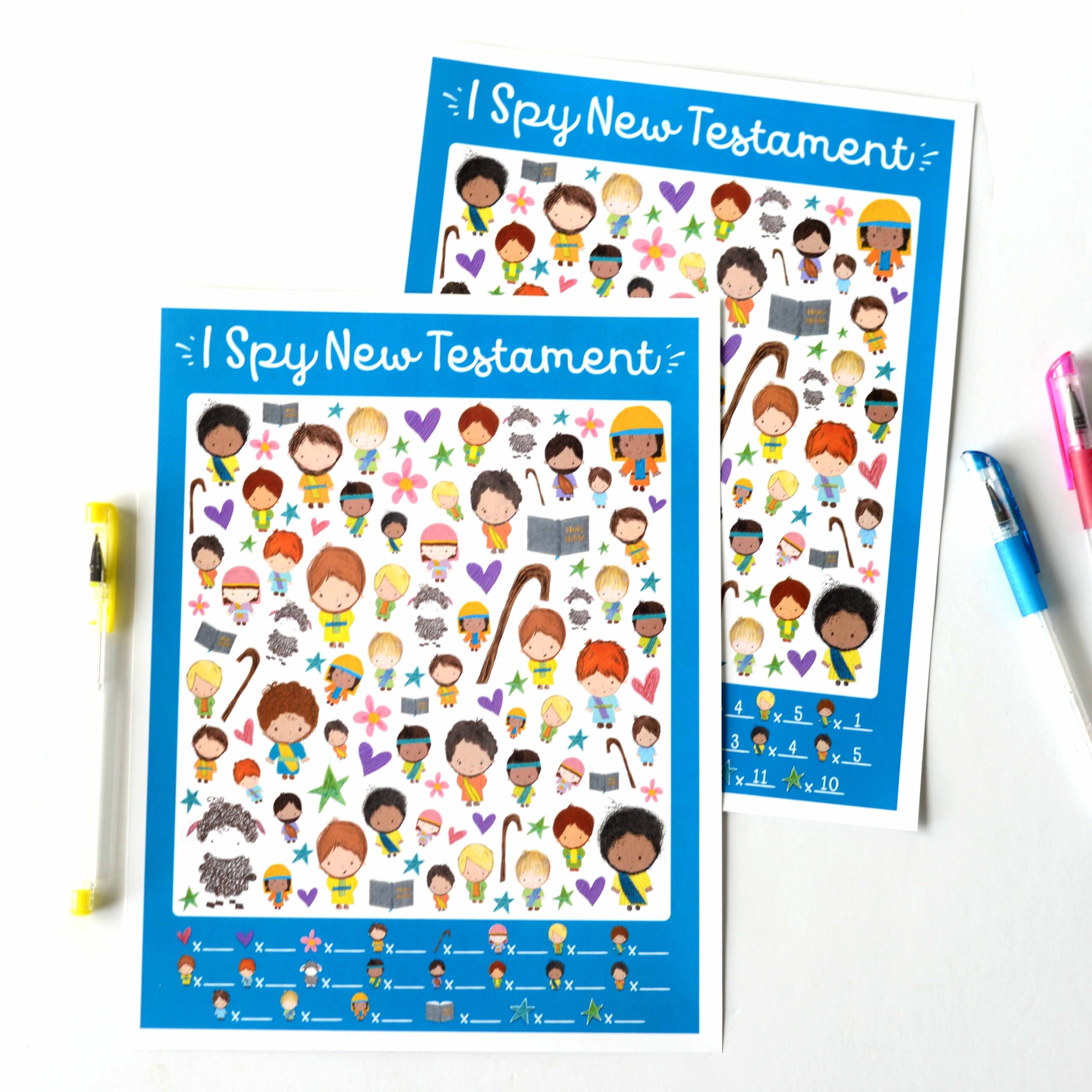 I Spy New Testament Printable Game Ministering Printables