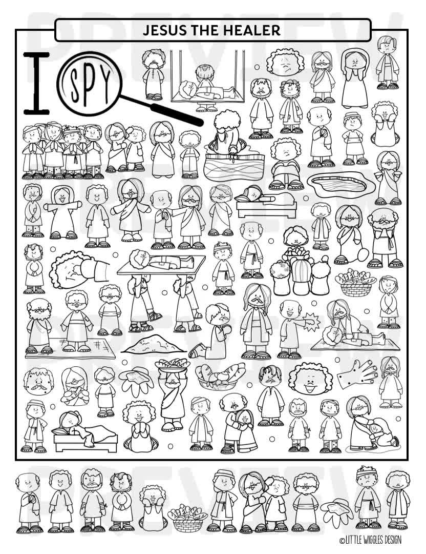 I Spy Bible Printable Free