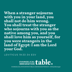I Was A Stranger Challenge Evangelical Immigration Table