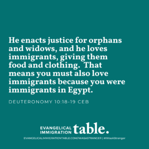 I Was A Stranger Challenge Evangelical Immigration Table