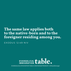 I Was A Stranger Challenge Evangelical Immigration Table