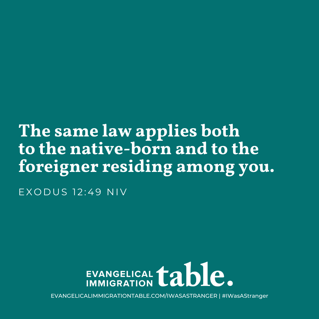 I Was A Stranger Challenge Evangelical Immigration Table