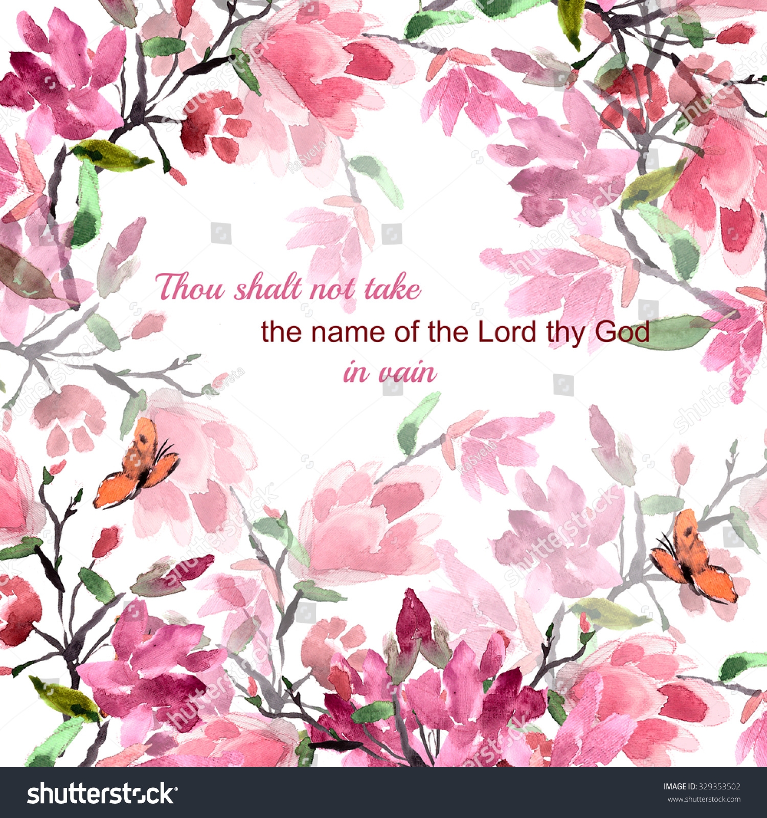 Bible Quotes With Flowers