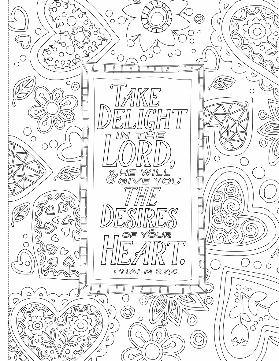 Inspiring Words Coloring Book 30 Verses From The Bible You Can Color FaithGateway