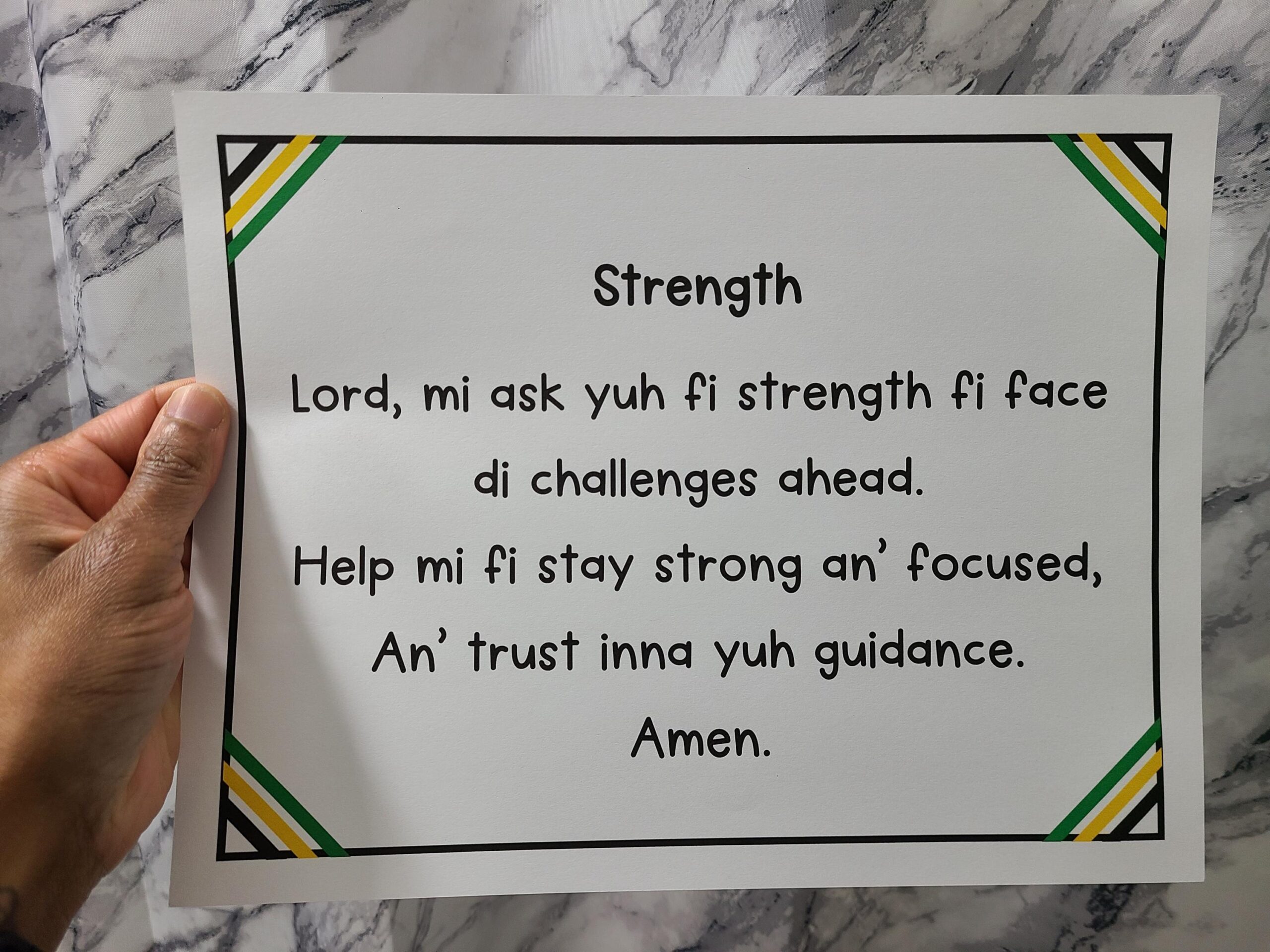 Jamaican Prayers Morning Prayers Jamaican Books Printable Prayer Jamaica Rasta Bible Print Etsy