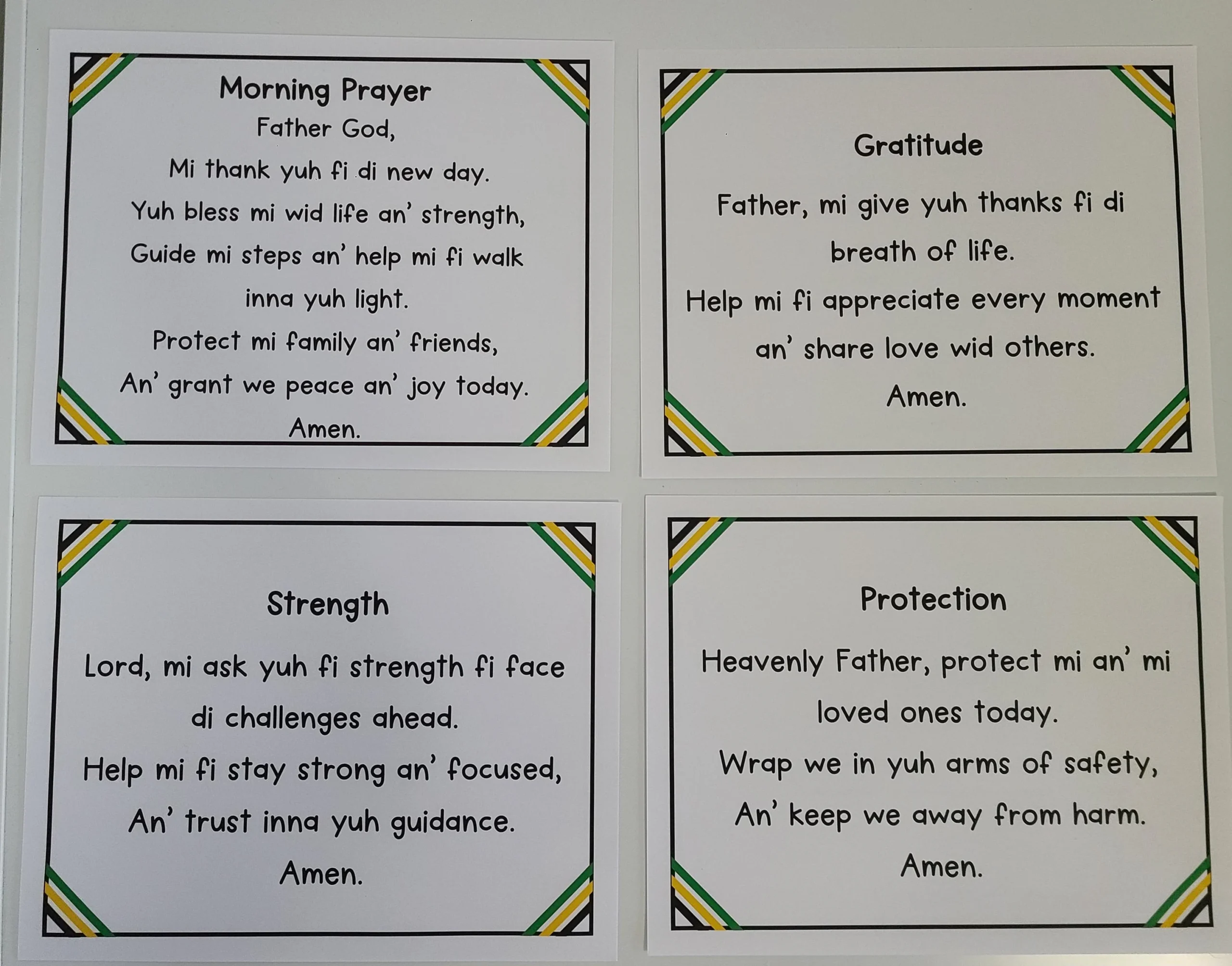 Jamaican Prayers Morning Prayers Jamaican Books Printable Prayer Jamaica Rasta Bible Print Etsy