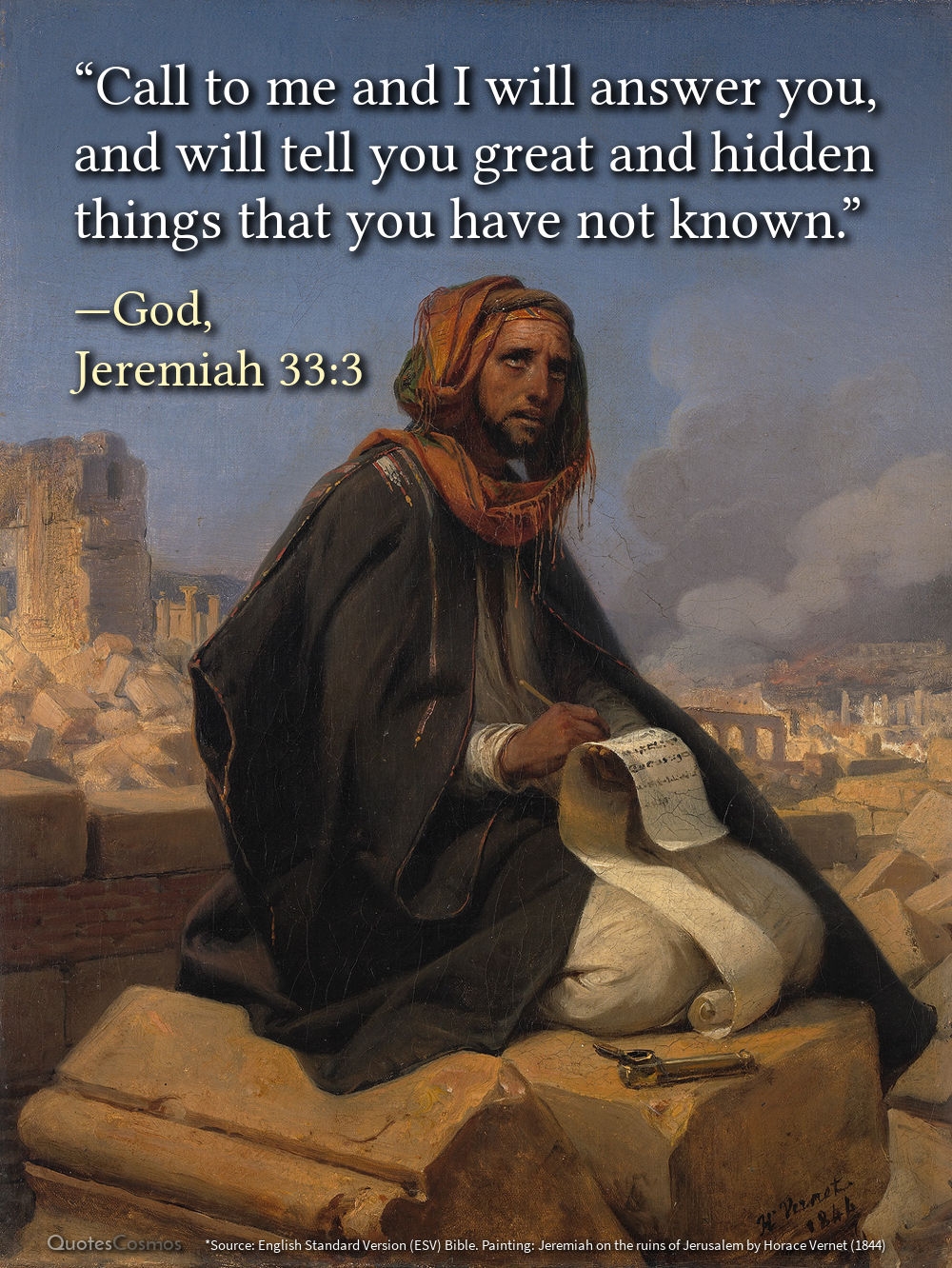 Jeremiah 33 3 Call To Me And I Will Answer Translation Meaning Context