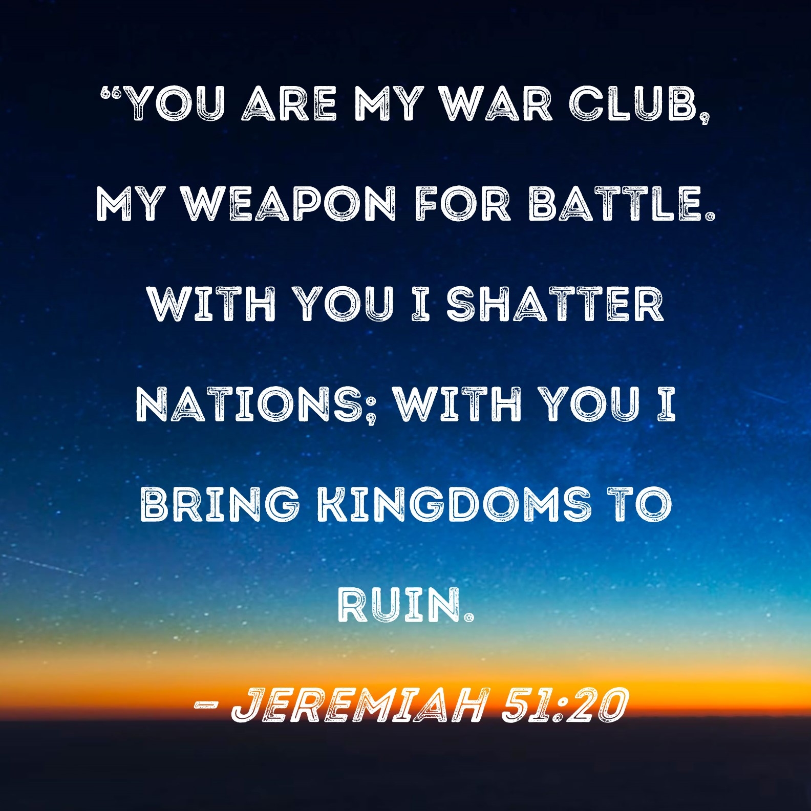 War Quotes Bible