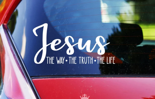 Jesus Decal Christian Car Sticker Vinyl Lettering Window Mug Coffee Cup Laptop Bible Verse Scripture God Faith Sign Quote Deco Etsy